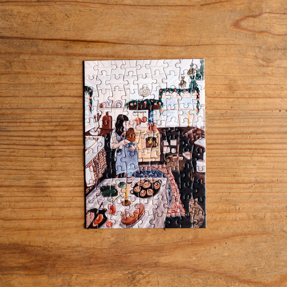 Trevell - Winter Baking - Mini Puzzle (99 pieces)