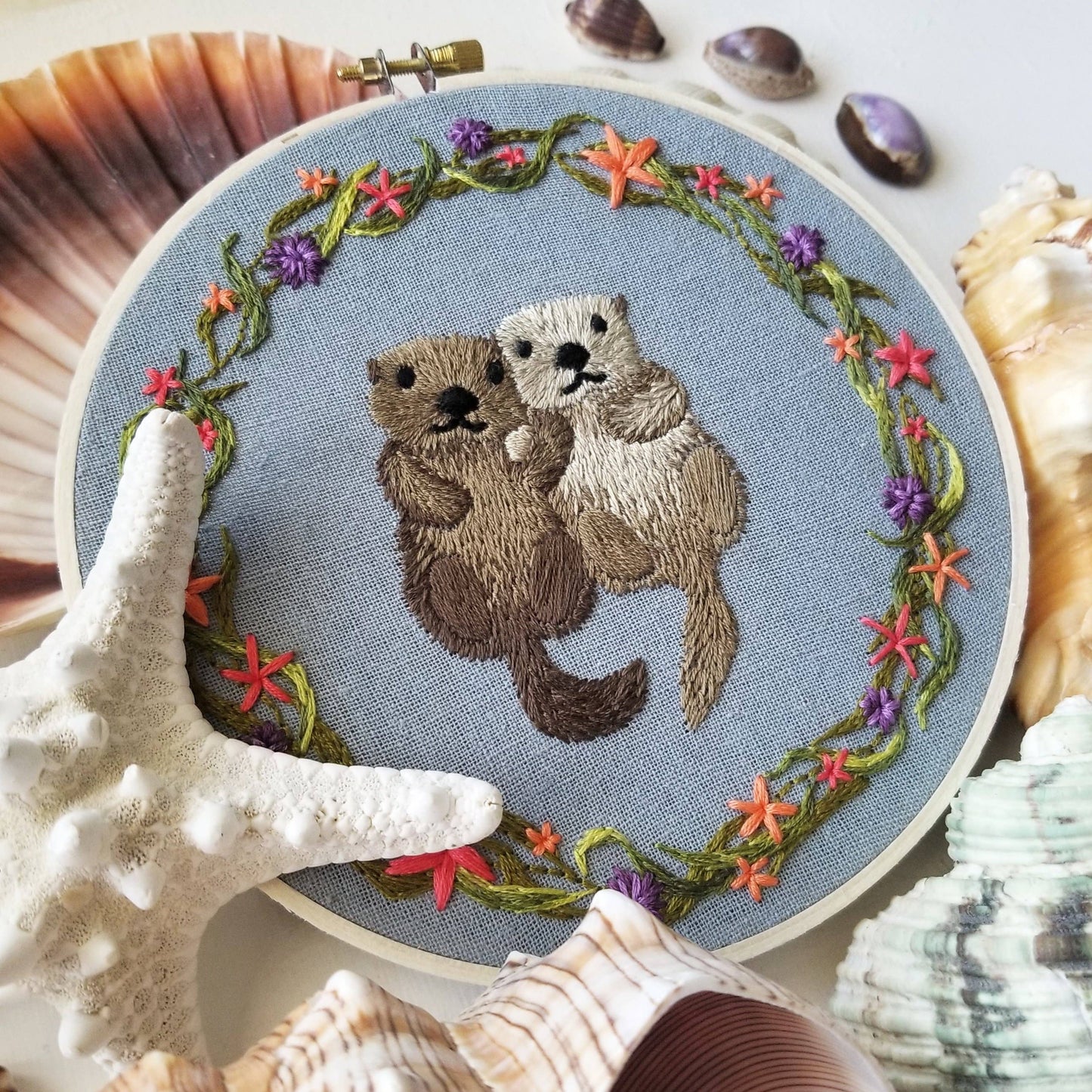 Jessica Long Embroidery - Otterly Adorable Embroidery Kit