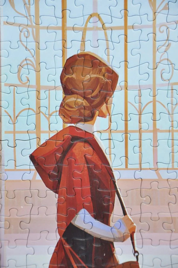 Reverie Puzzles - Red Library Jigsaw Puzzle (1000 Pieces)