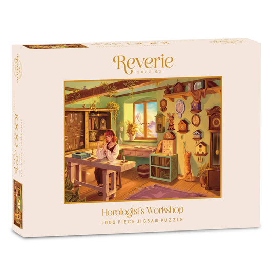 Reverie Puzzles - Horologist's Workshop Jigsaw Puzzle (1000 Pieces)