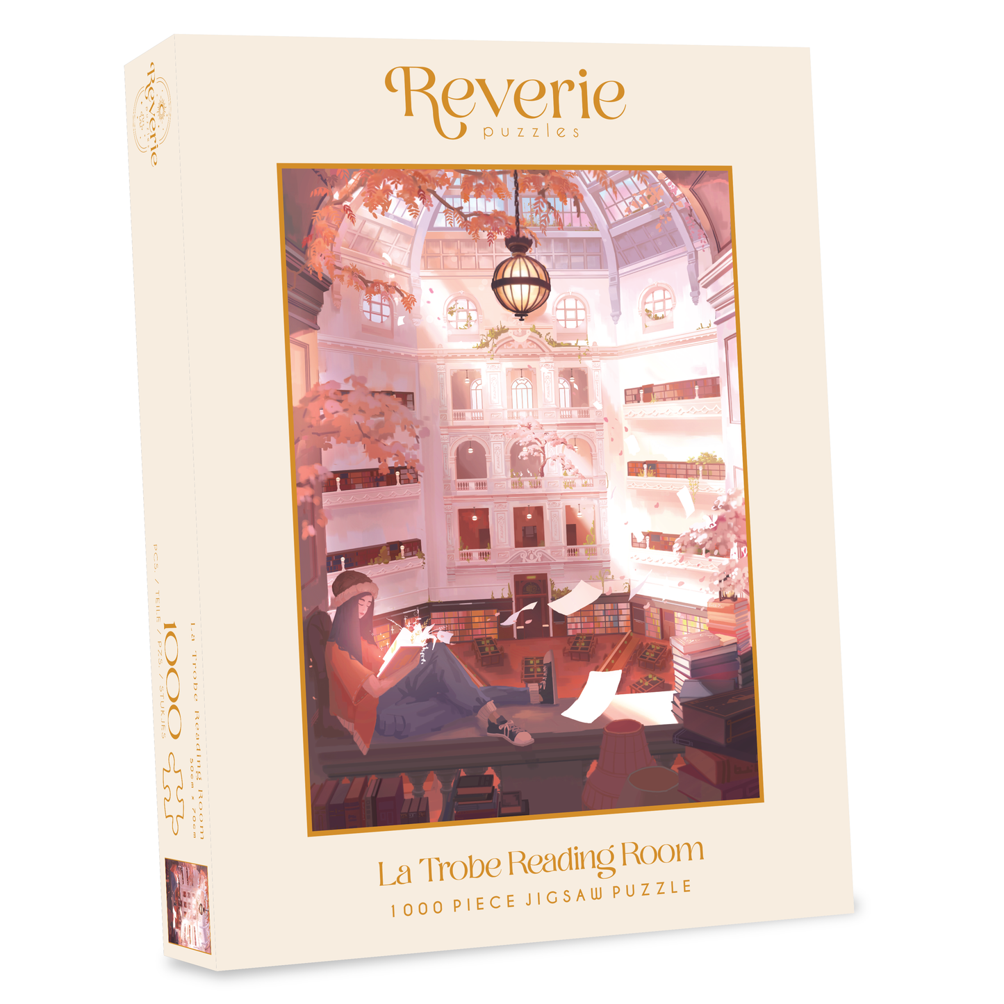 Reverie Puzzles - La Trobe Reading Room Jigsaw Puzzle (1000 Pieces)