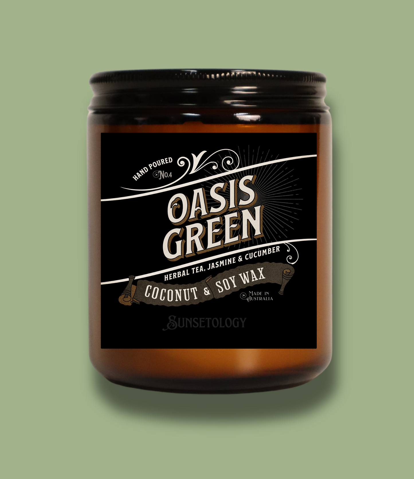 Oasis Green - Scented candle