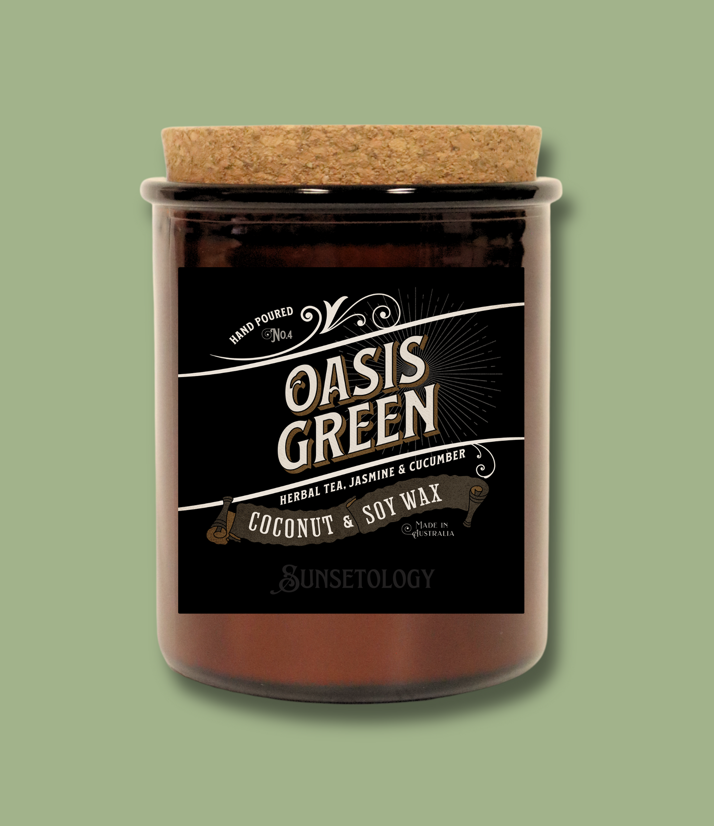 Oasis Green - Scented candle