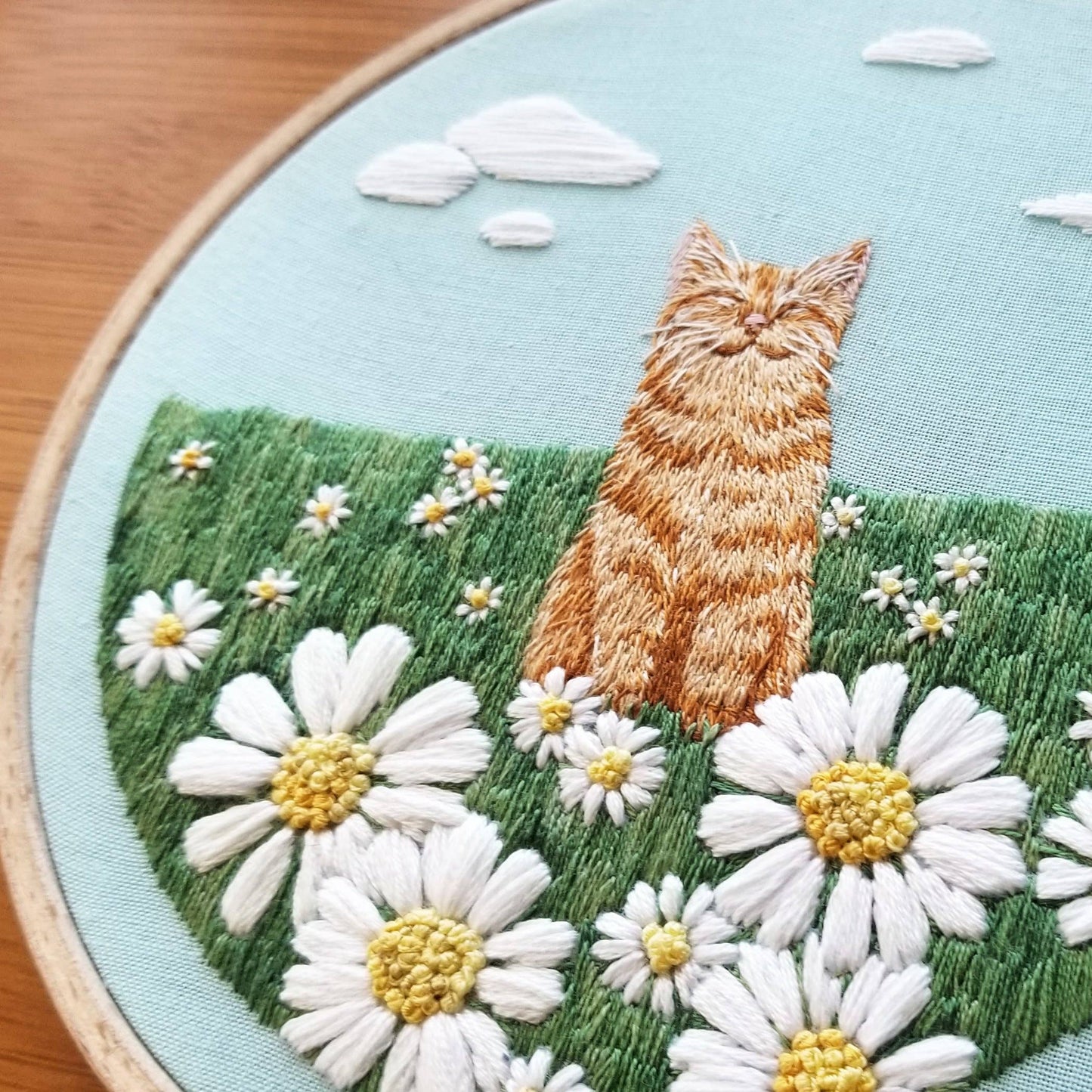 Jessica Long Embroidery - Happy Cat Embroidery Kit